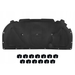 GEPCO Motorhaubendämmung Dämmmatte + Clips für AUDI A4 B7 A4 B7 AVANT A4 CABRIO