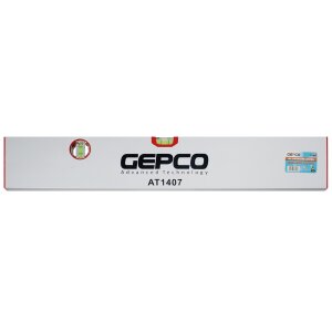 GEPCO Richtlatten 3tlg Set 60-120-180 cm Alu Putzlatten 2 Libellen Wasserwaagen