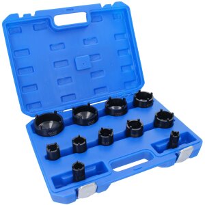 GEPCO 11pc Special Socket Set for Loosening Grooved Nuts...