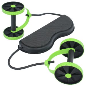 GEPCO Fitness Sport Core double Roller Roue abdominaux exercices matériel Taille