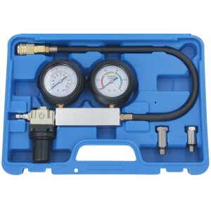 Druckverlusttester Zylinder Druckverlustprüfer PKW LKW Tester Druck 2 Manometern