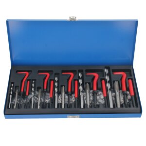 Gewinde Reparatur kit131pcs M5 M6 M8 M10 M12 Gewindebohrer Einsätze Hülse